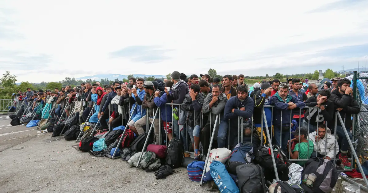 inmigrants in border